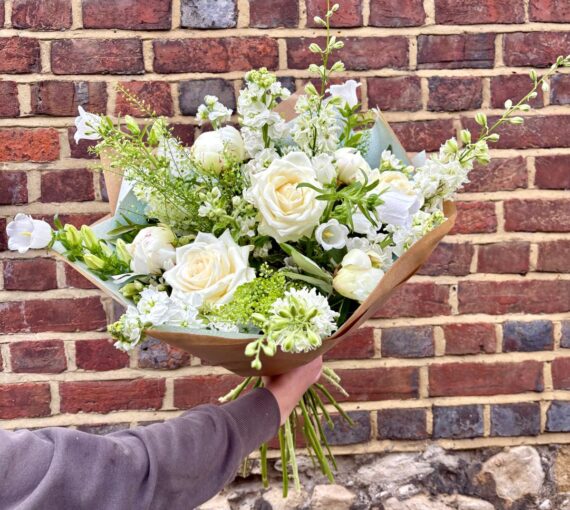 Evangeline White Bouquet, Delivery Nationwide