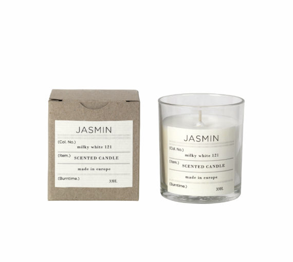 Broste Copenhagen milky white 121 candles with scent, West Malling