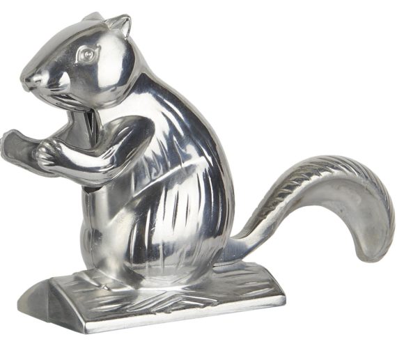 IB Laursen Silver Squirrel Nutcracker