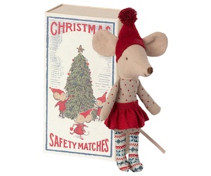 Maileg Matchbox Mouse Christmas