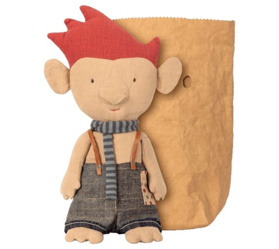 Maileg Troll with Blue Scarf - gifts