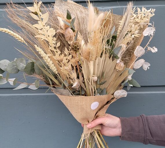 natural dried posy, West Malling, Kent