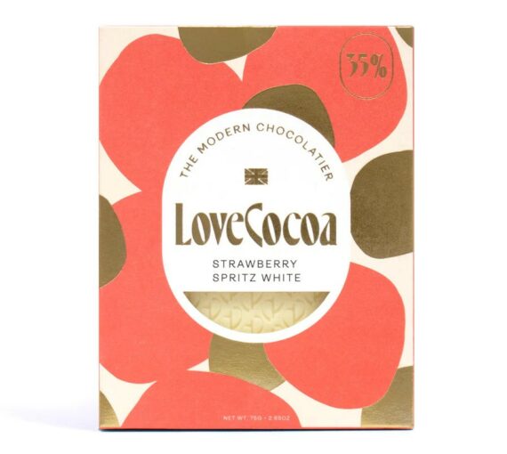 Love Cocoa White Chocolate, Strawberry, West Malling