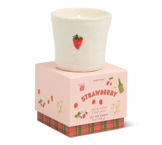 Paddywax Strawberry Bistro Candle